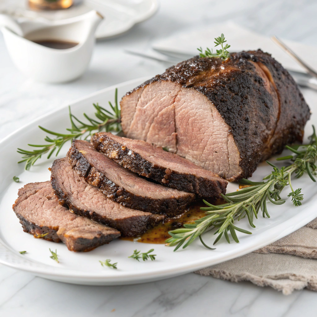 Slow Cooker Pot Roast with Carrots, Potatoes, and Rich Balsamic Gravy Recipe - Recipe Image