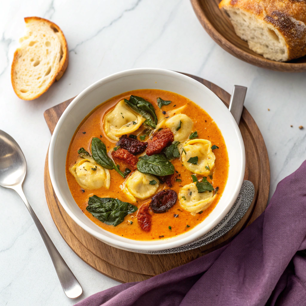 Creamy Tuscan Chicken Soup Recipe - Recipe Image