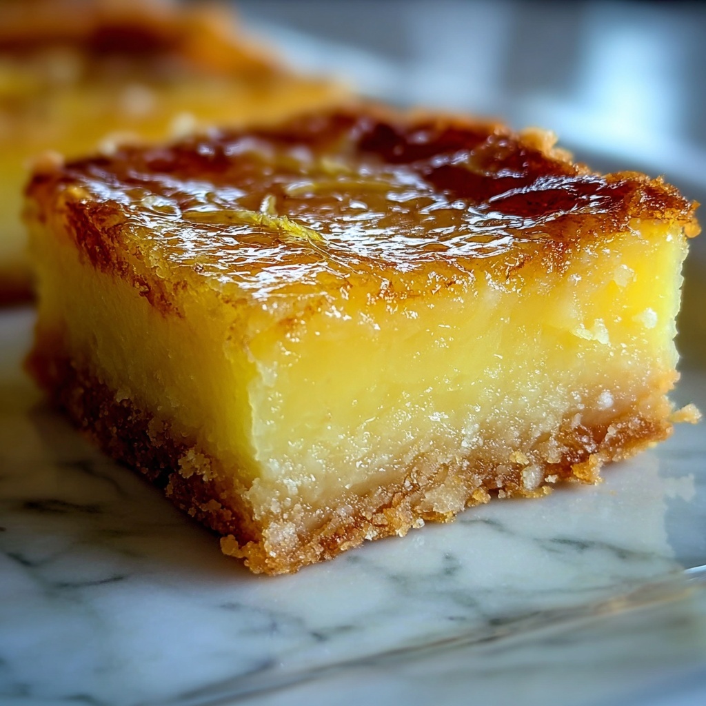Gooey Butter Cake Bars Recipe - Recipe Image