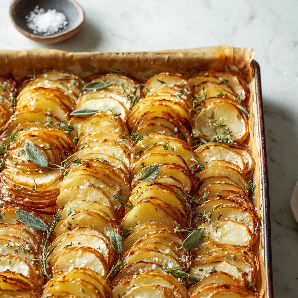 Crispy Leaf Potatoes With Oregano Salt Recipe - Recipe Image