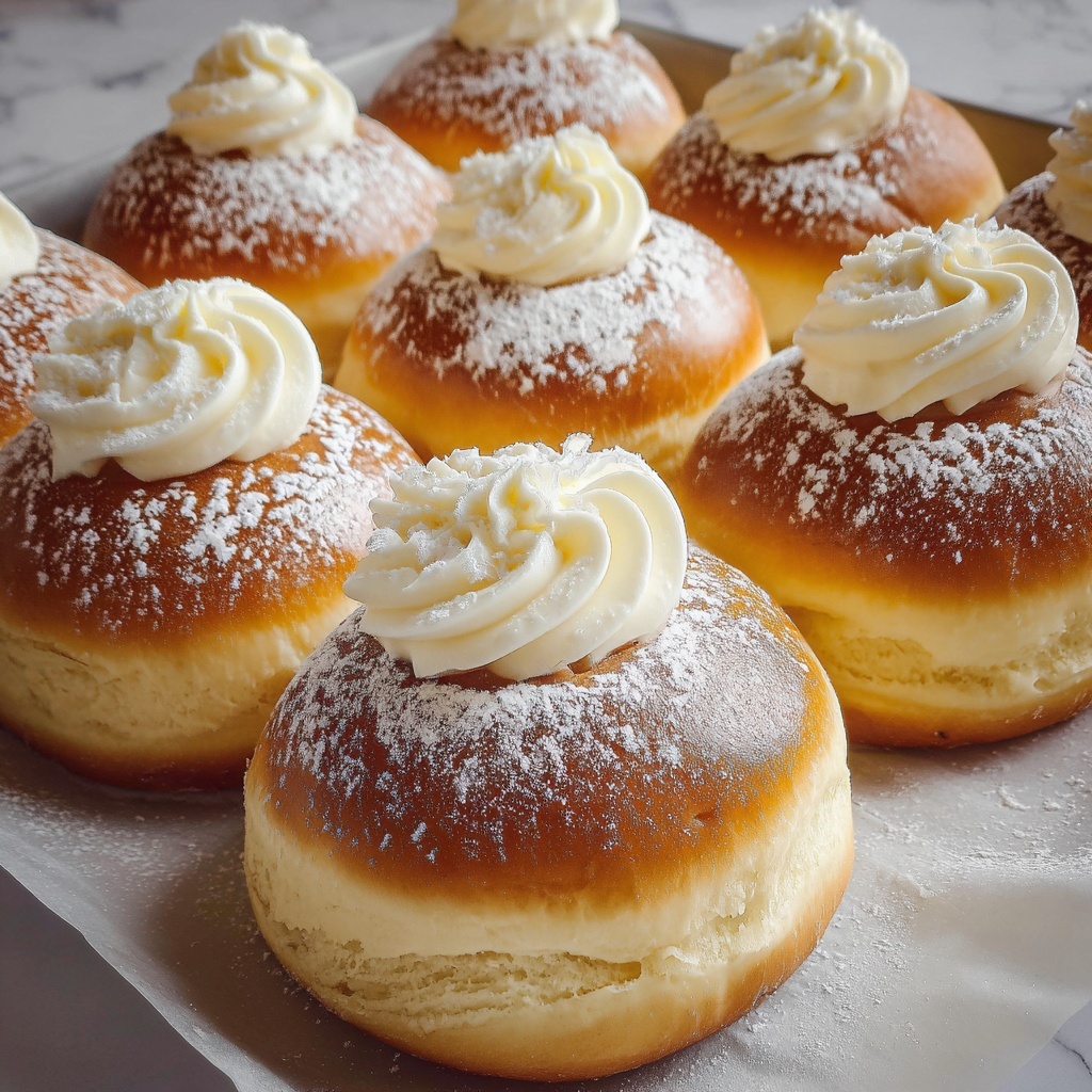 Maritozzi (Italian Cream Buns) Recipe - Recipe Image