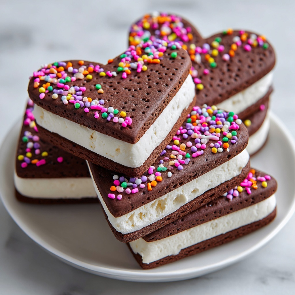 Cupid's Ice Cream Sandwich Cookies Recipe - Recipe Image