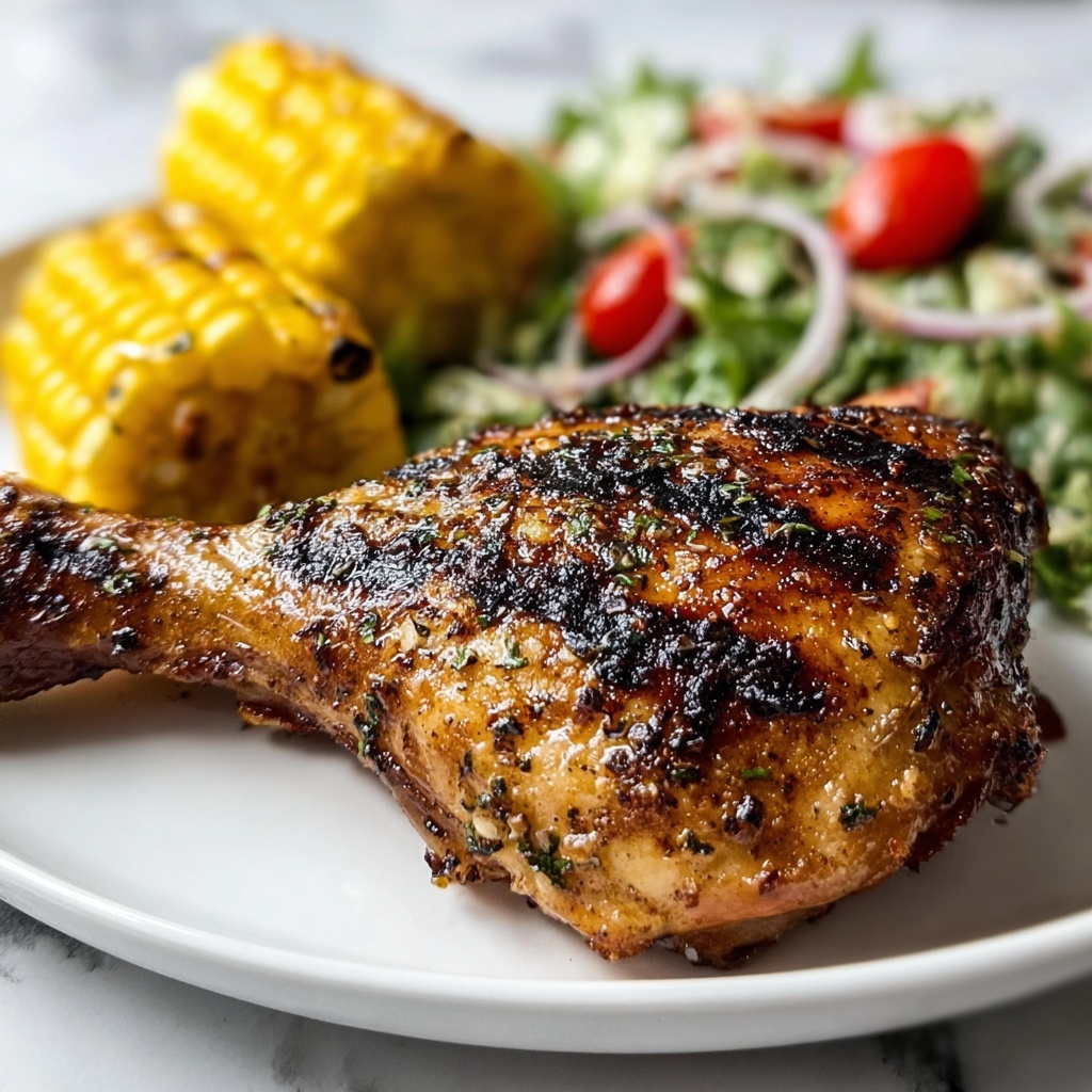 Grilled Spiced Chicken Legs Recipe - Recipe Image