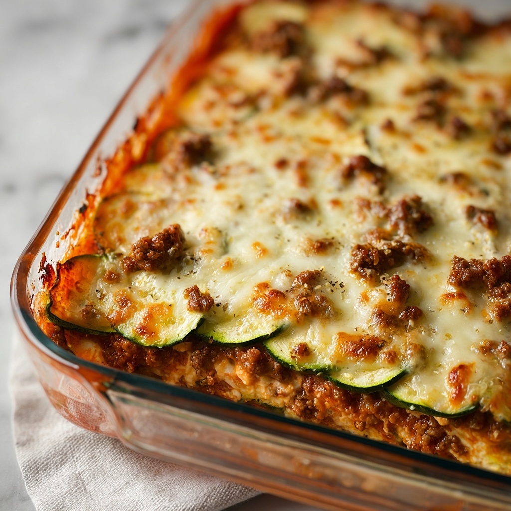 Ground Beef Zucchini Casserole Recipe - Recipe Image