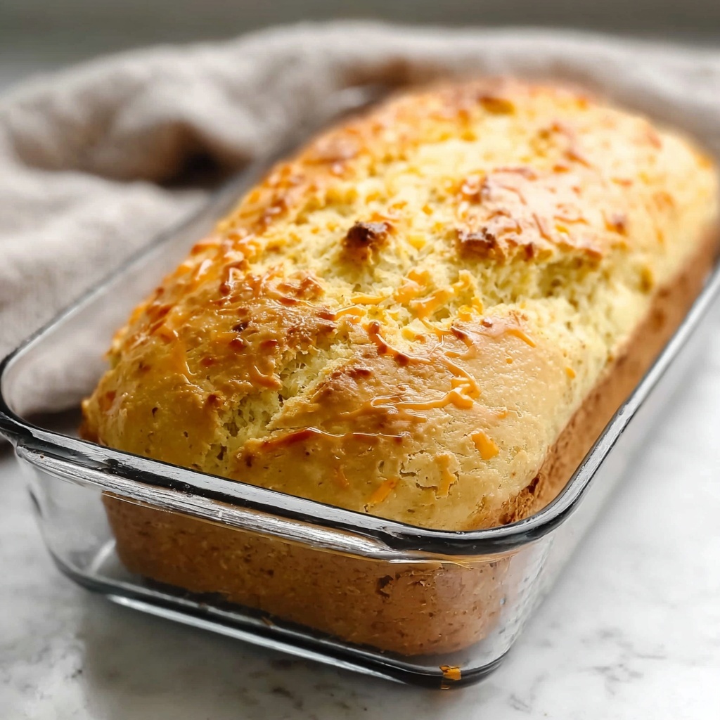 Easy Cheddar Cheese Bread Recipe - Recipe Image