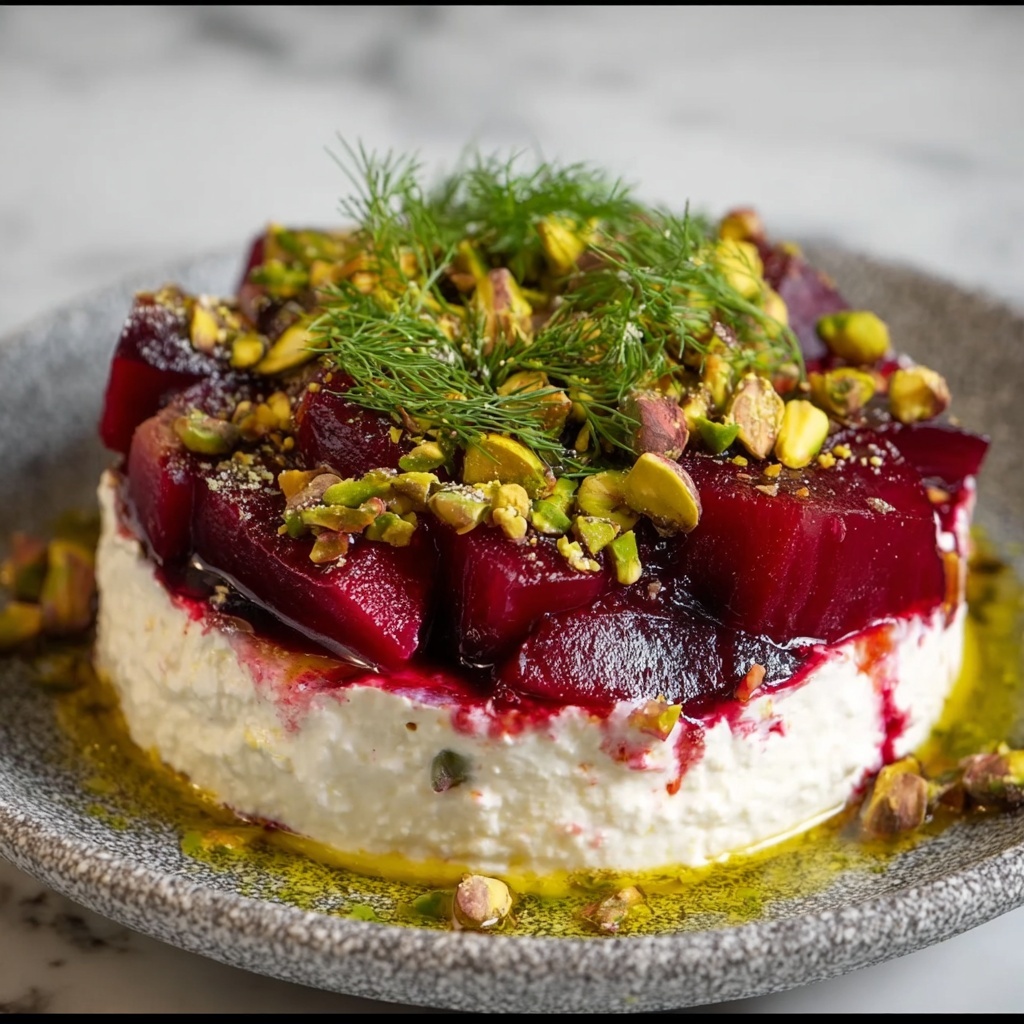 Whipped Feta with Beetroot, Dill & Pistachios Recipe - Recipe Image