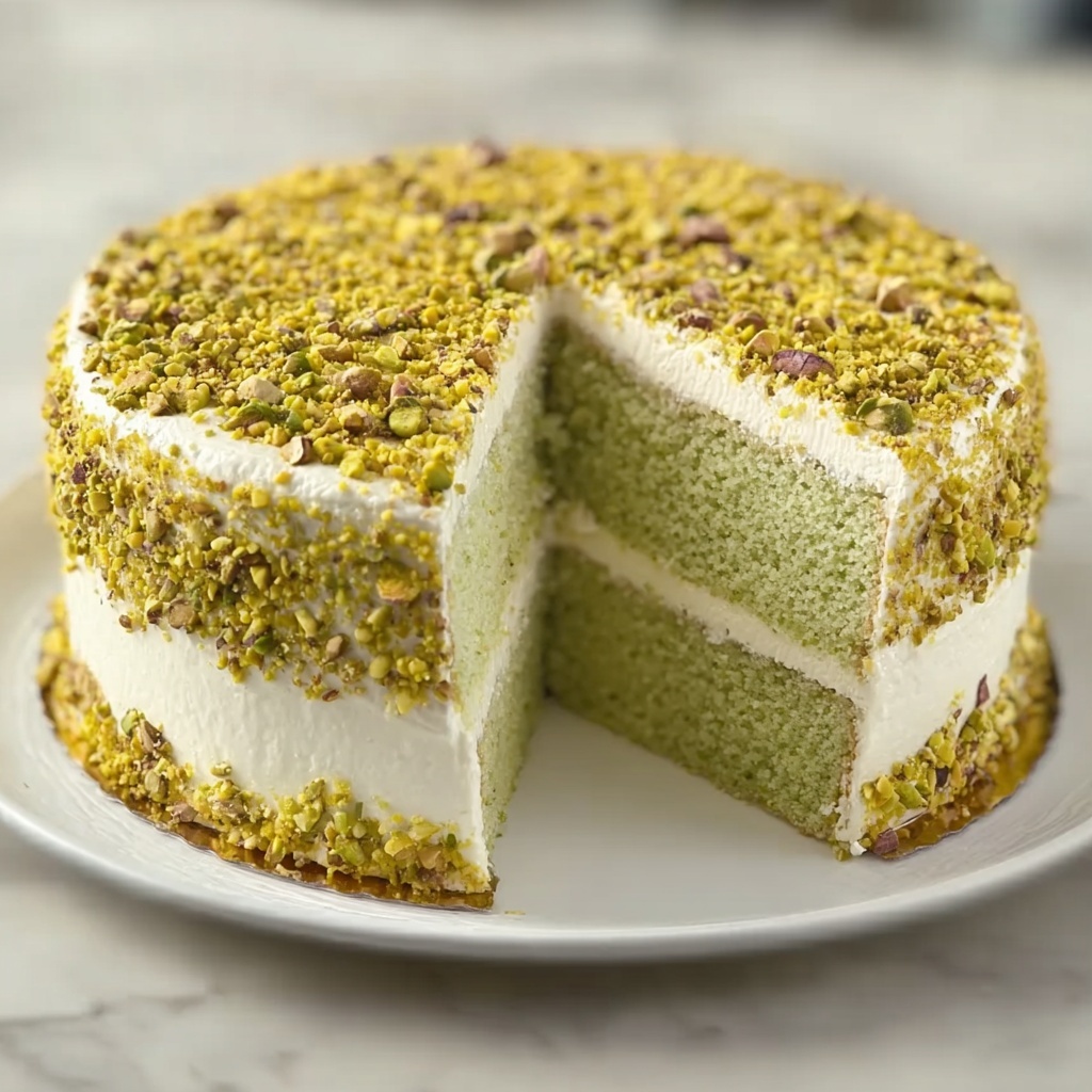 Moist Pistachio Cake Recipe - Recipe Image