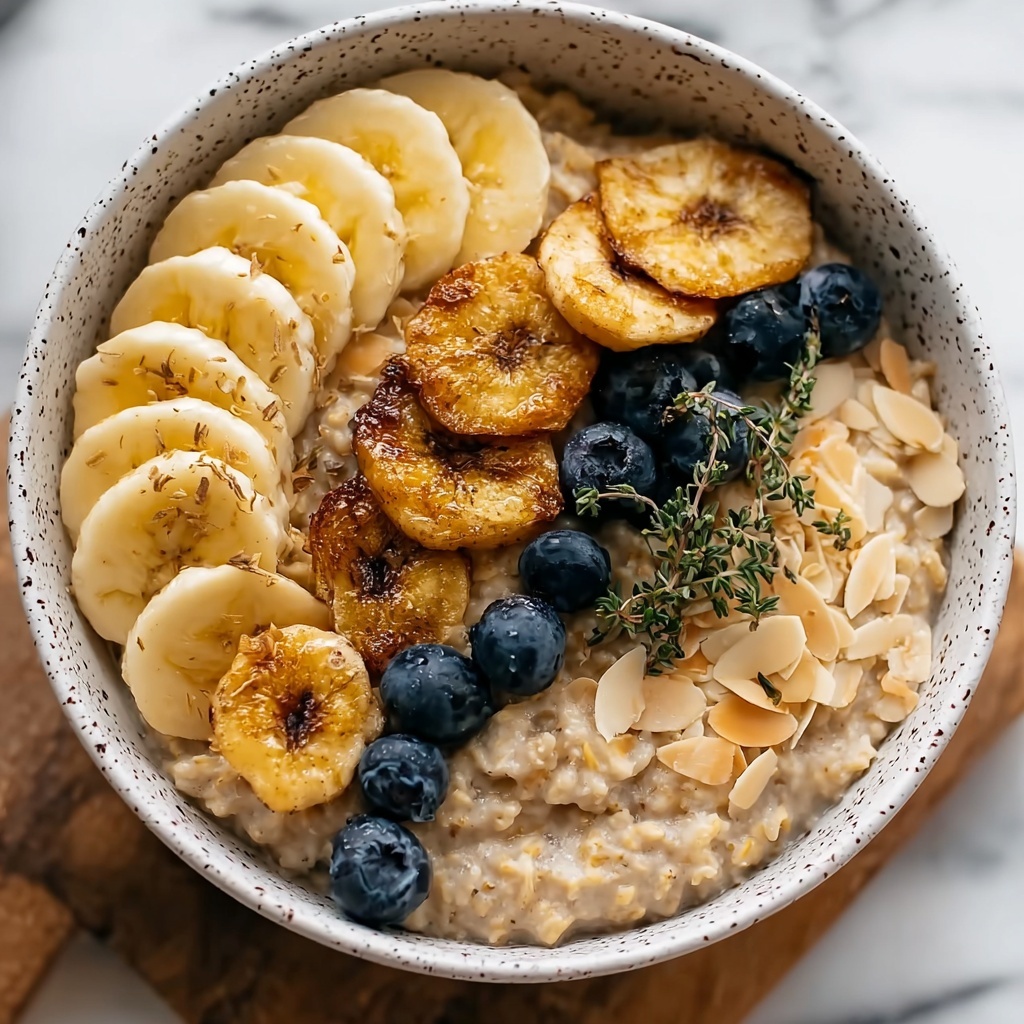 Caramelized Banana Split Overnight Oats Recipe - Recipe Image