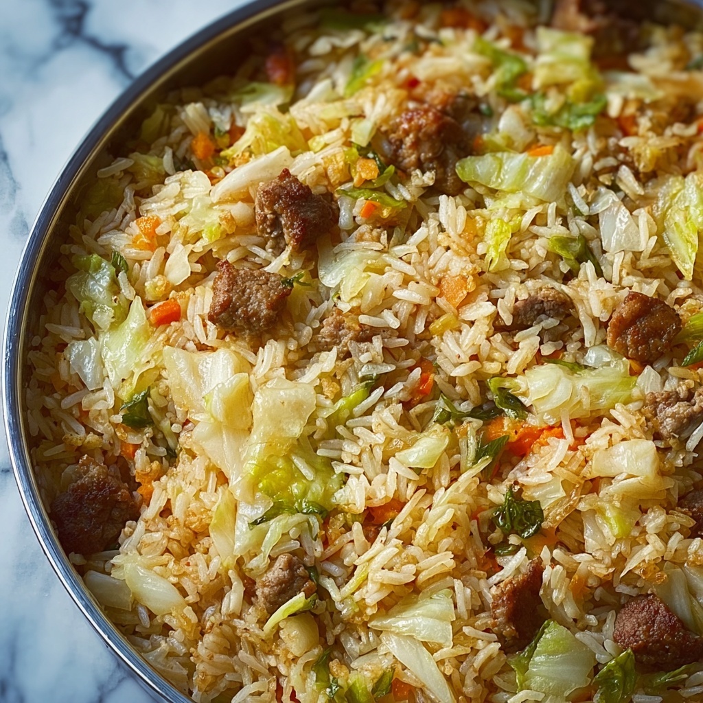 Cajun Cabbage Jambalaya Recipe - Recipe Image
