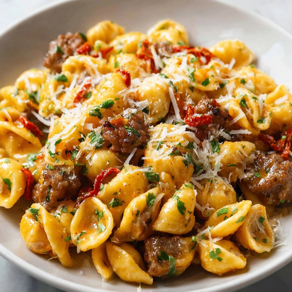 Easy Orecchiette Pasta with Sausage Recipe - Recipe Image