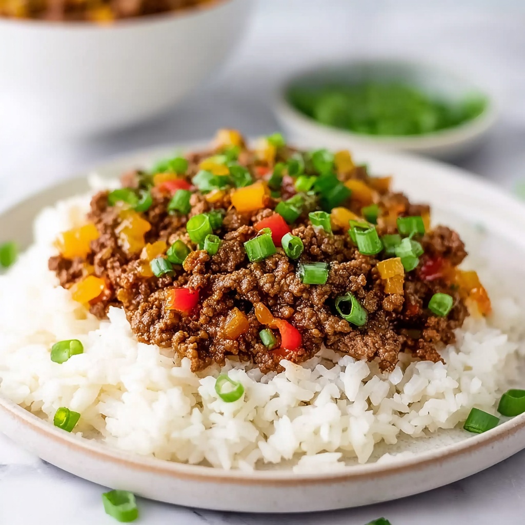 Spicy Sesame Ground Beef Bowls Recipe - Recipe Image