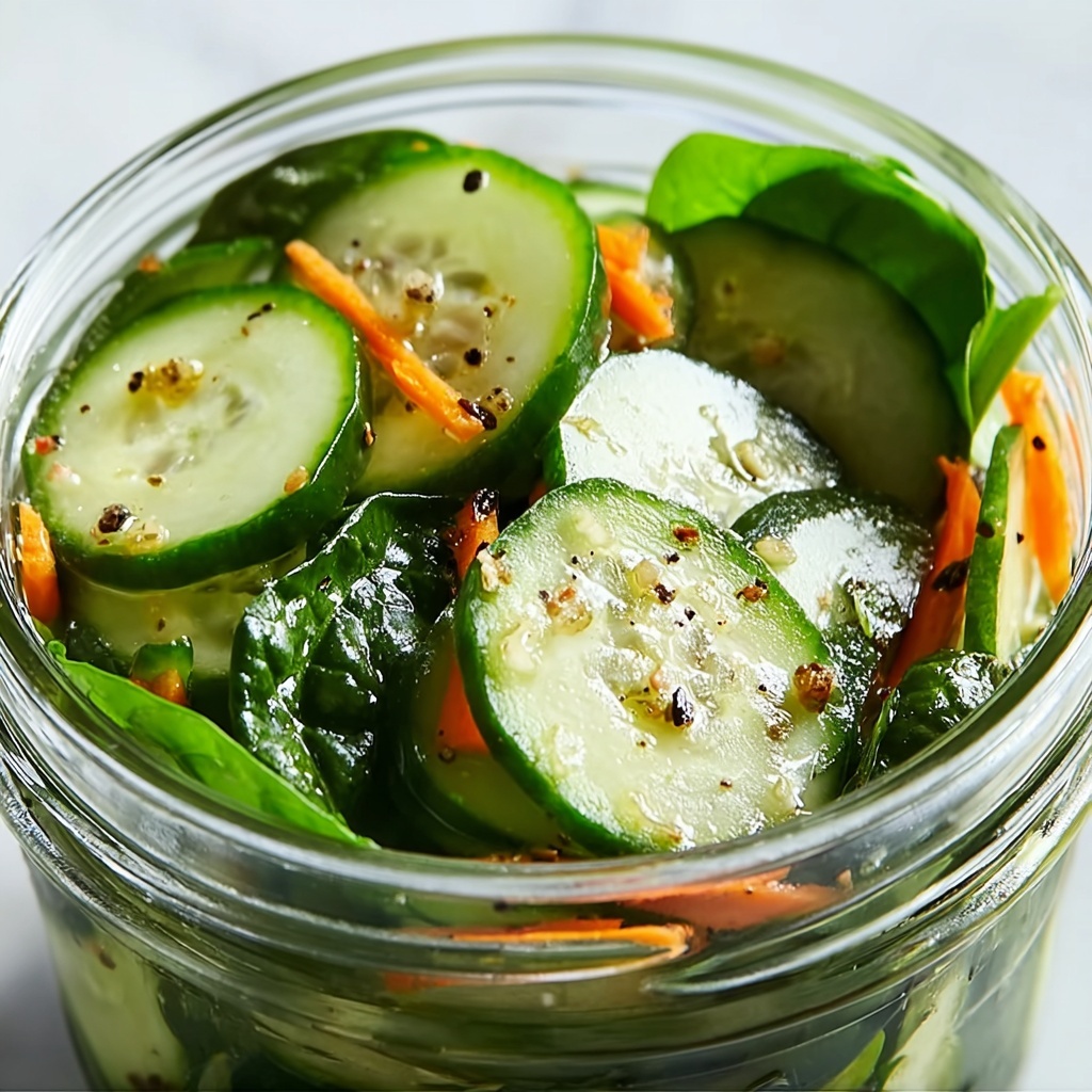 Fresh Pickled Cucumber Salad Recipe - Recipe Image