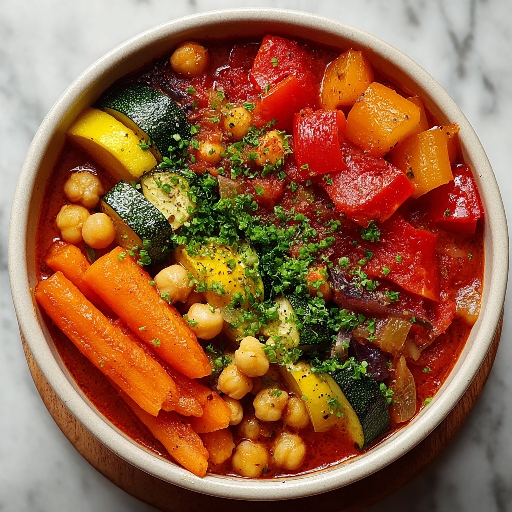 Hearty Mediterranean Vegetarian Stew Recipe - Recipe Image