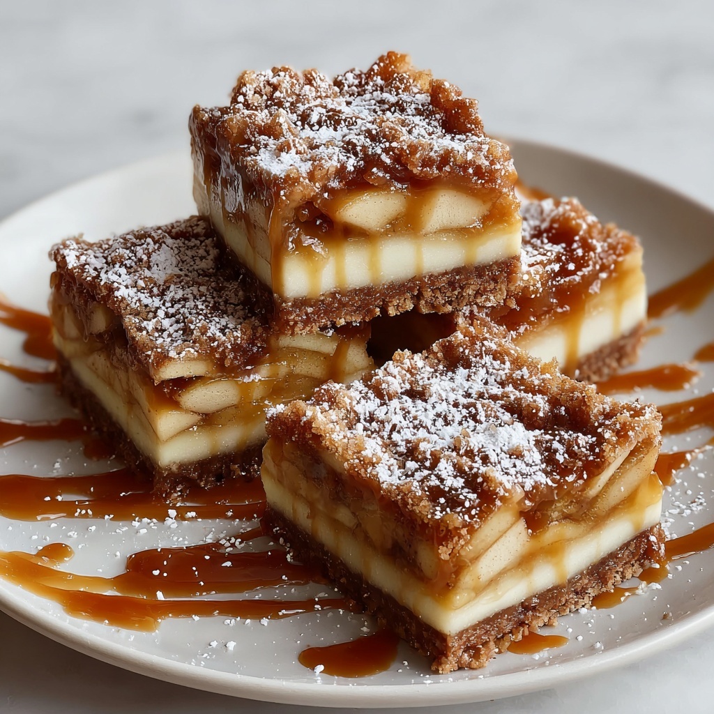 Salted Caramel Apple Bars Recipe - Recipe Image