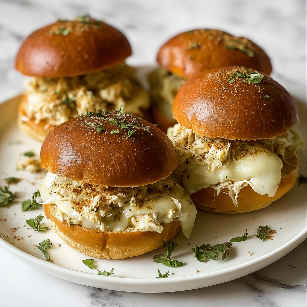 Chicken Alfredo Sloppy Joes Recipe - Recipe Image