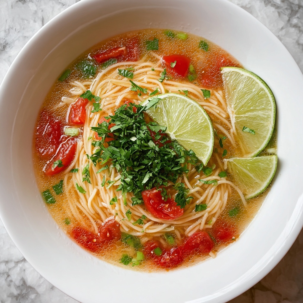Fideo Mexican Noodle Soup Recipe - Recipe Image