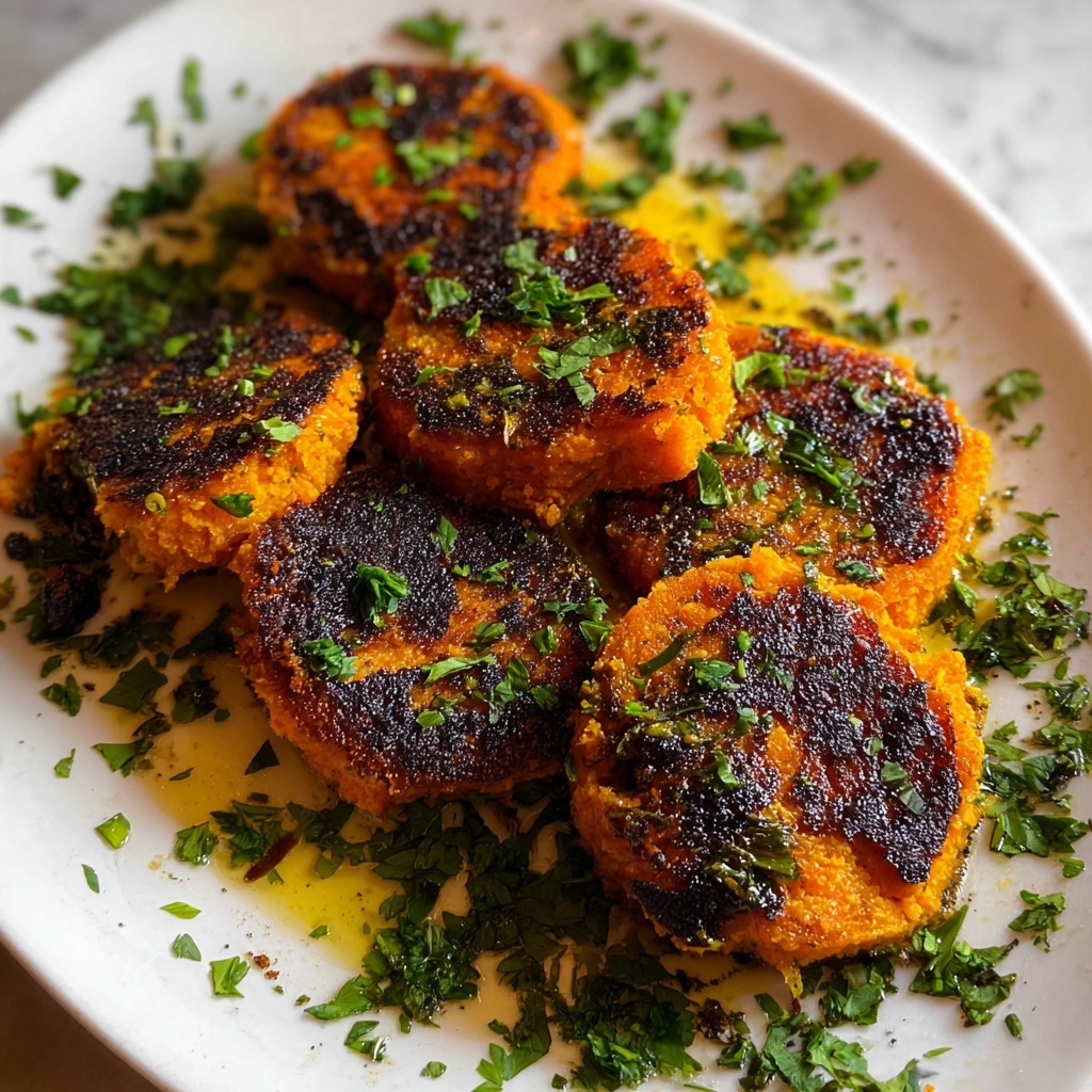 Sweet & Spicy Smashed Sweet Potatoes Recipe - Recipe Image