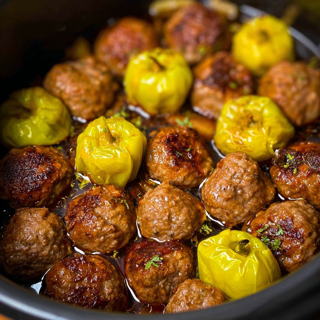 Crockpot Mississippi Meatballs Recipe - Recipe Image