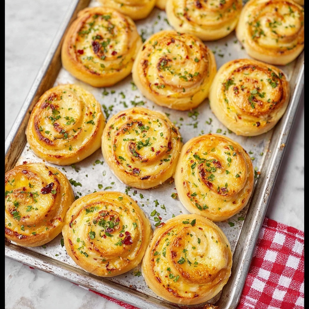 Cheesy Garlic Cruffins Recipe - Recipe Image
