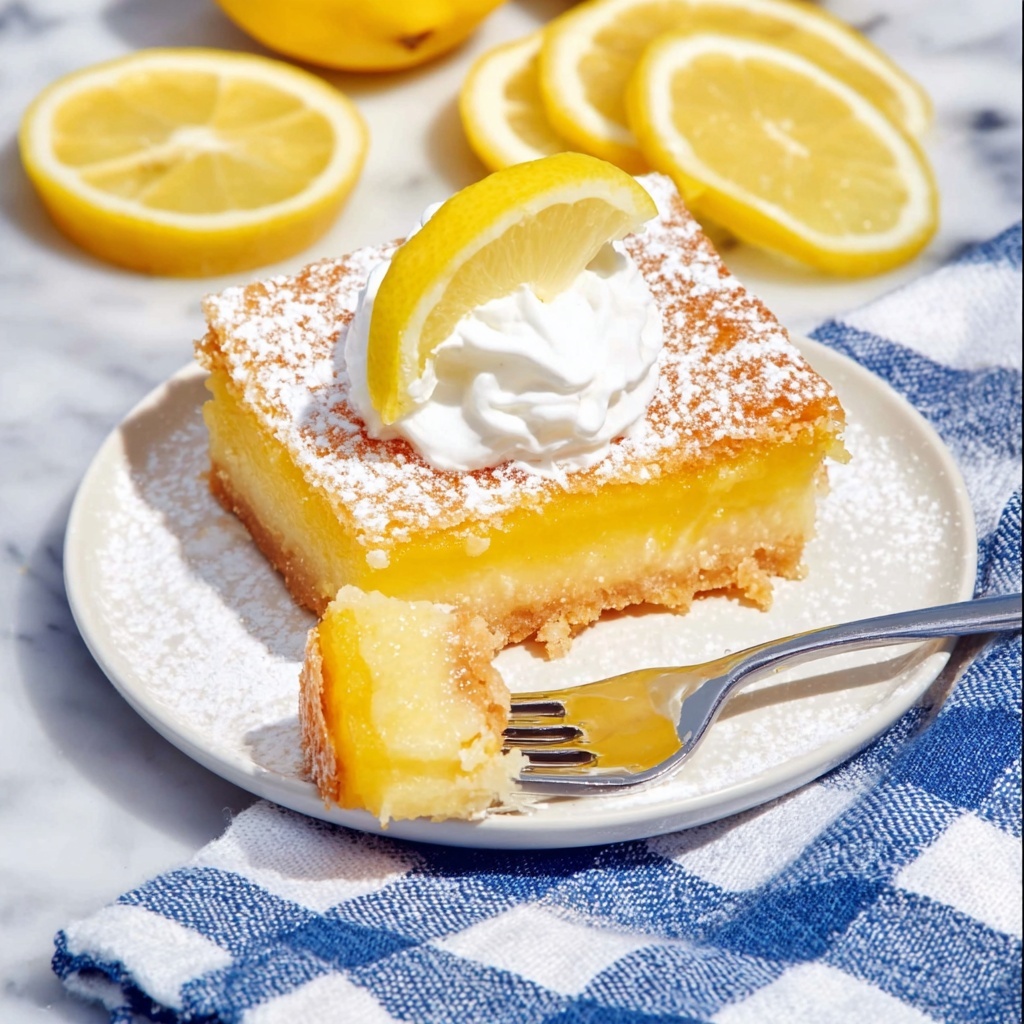 Lemon Gooey Butter Cake Recipe - Recipe Image