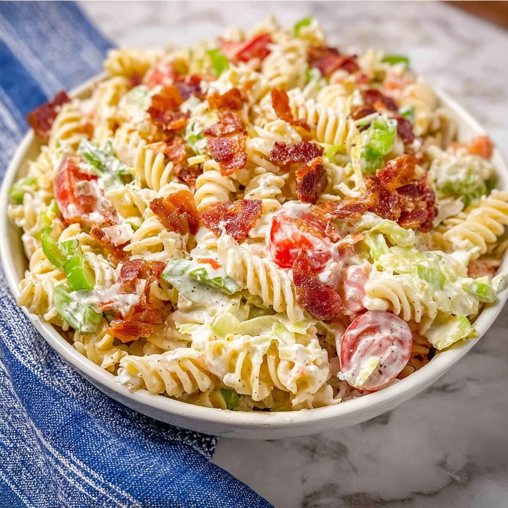 BLT Pasta Salad Recipe - Recipe Image