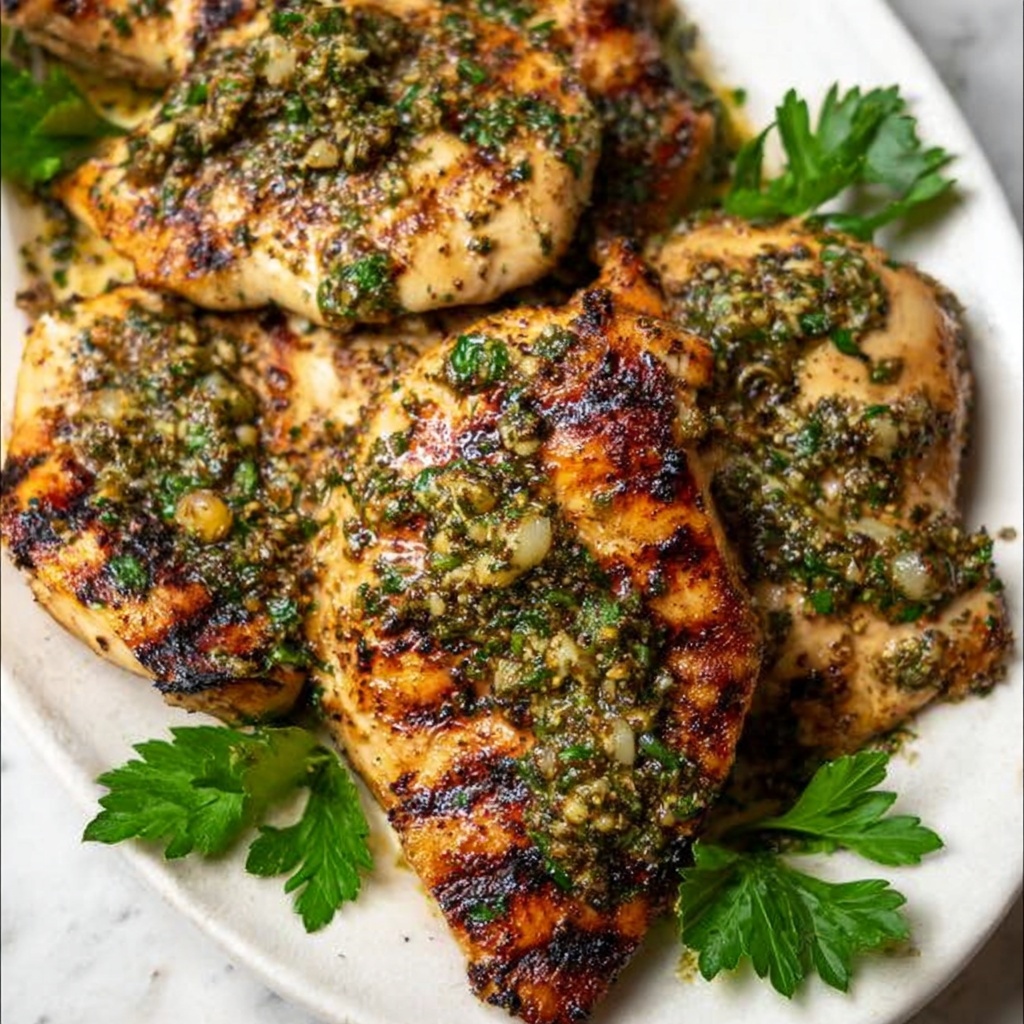 Pesto Ranch Grilled Chicken Recipe - Recipe Image