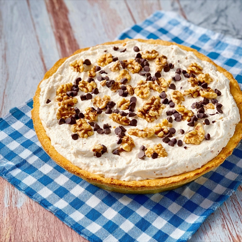 Peanut Butter Brownie Pie Recipe - Recipe Image