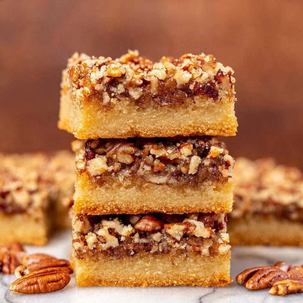 Gooey Pecan Pie Bars Recipe - Recipe Image