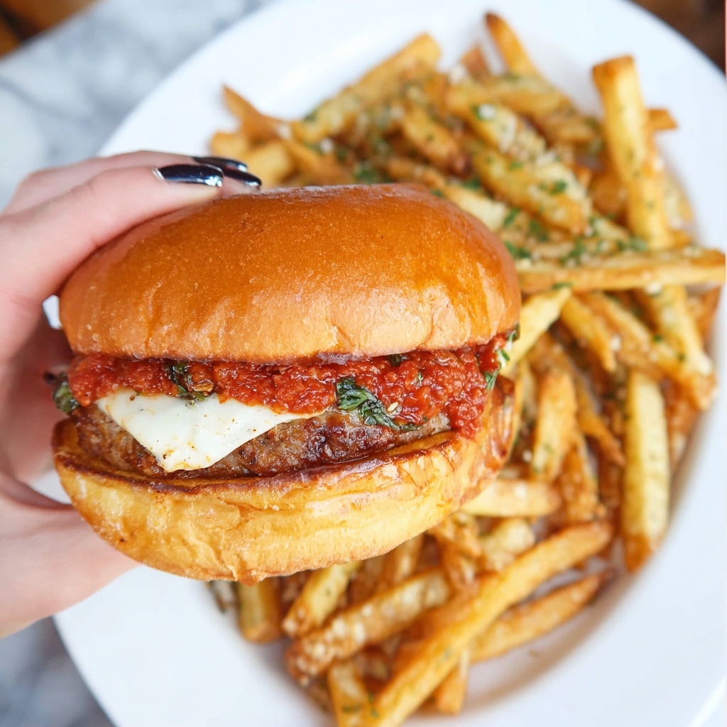 Pizza Burgers Recipe - Recipe Image