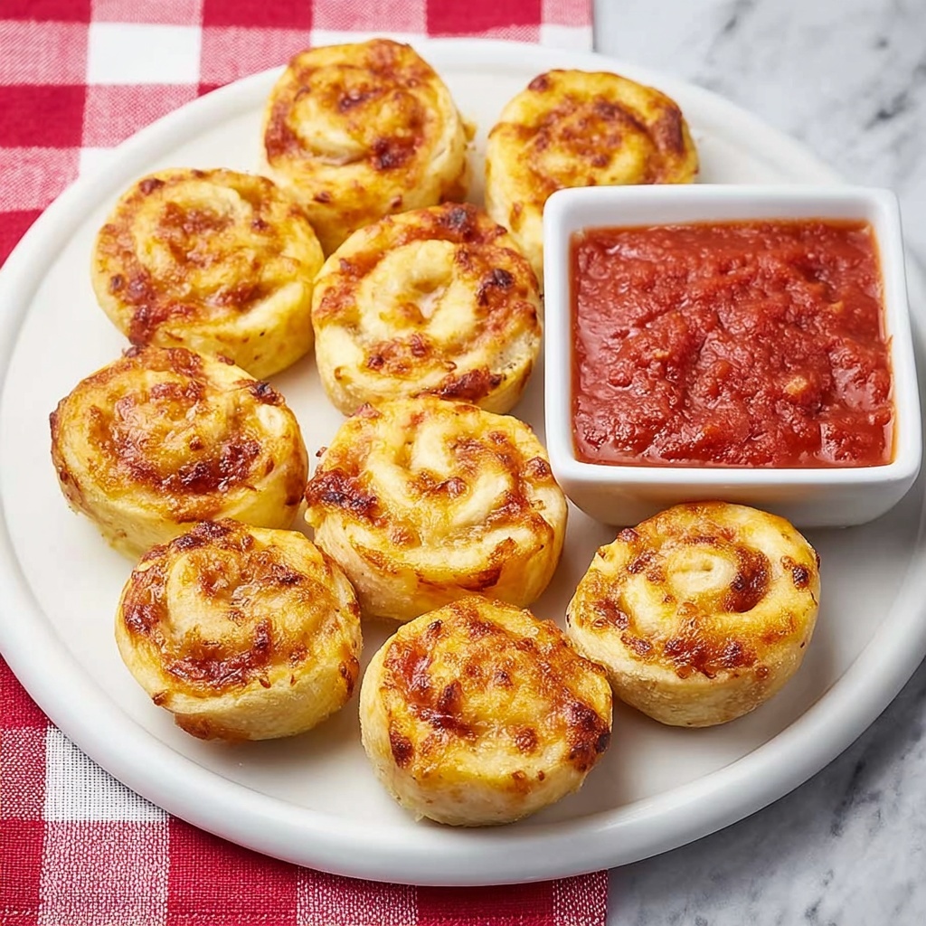 Cheesy Garlic Pinwheels Recipe - Recipe Image
