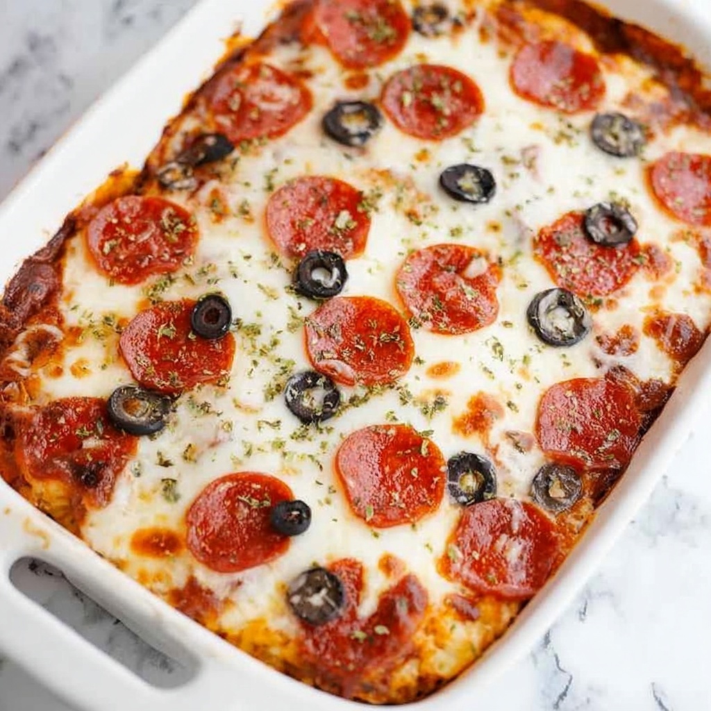 Pizza Pierogi Casserole Recipe - Recipe Image