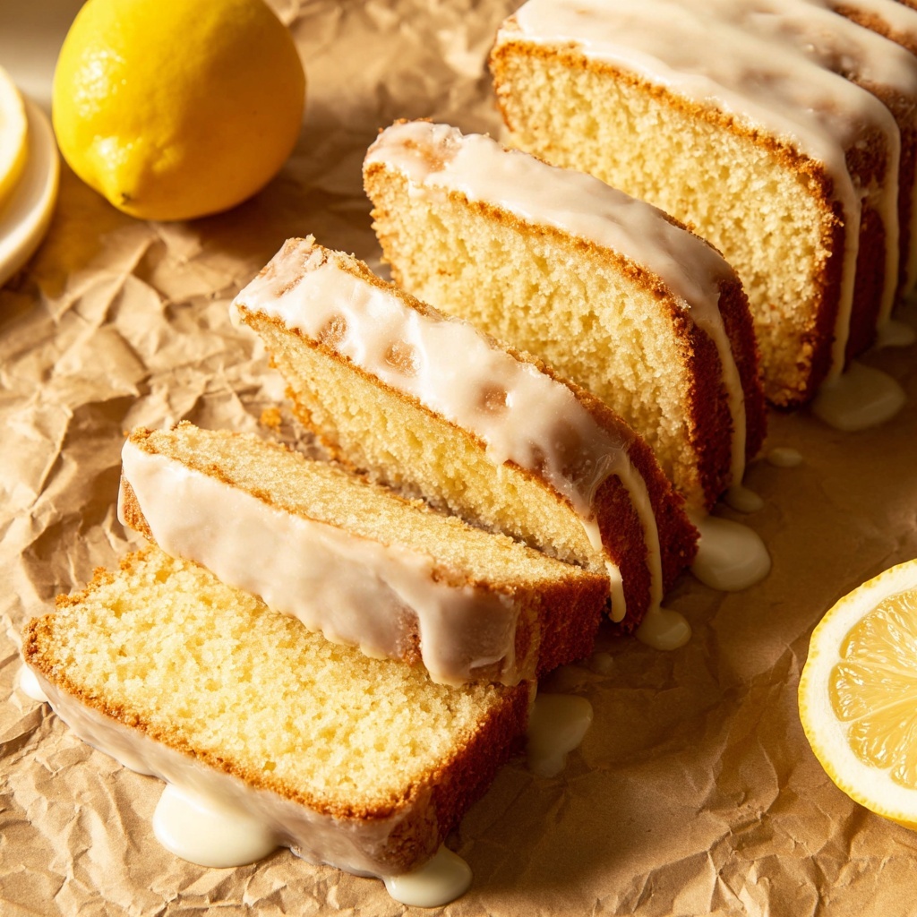 Vegan Lemon Loaf Cake (Starbucks Copycat) Recipe - Recipe Image
