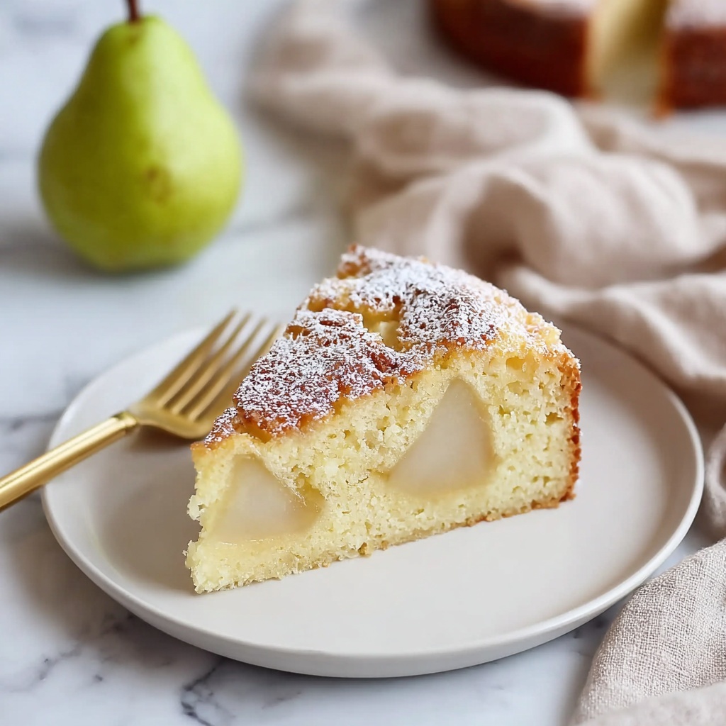 Italian Pear Cake Recipe - Recipe Image