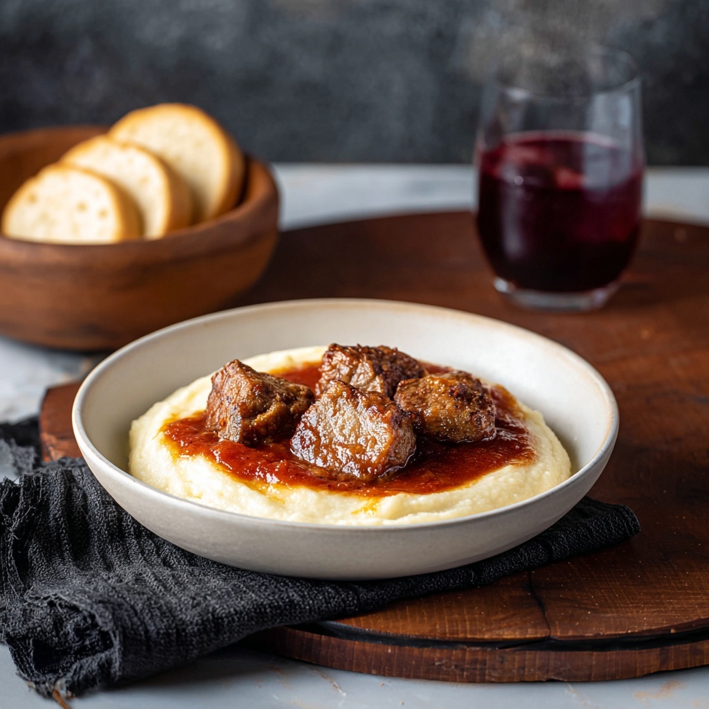 Kokkinisto: Greek Beef Stew in Tomato Sauce Recipe - Recipe Image