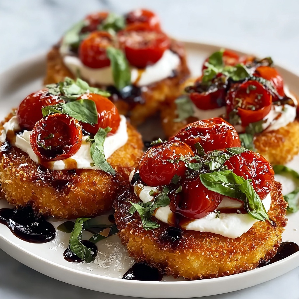 Italian Basil Chicken Cutlets with Cherry Tomato, Burrata, and Balsamic Glaze Recipe - Recipe Image