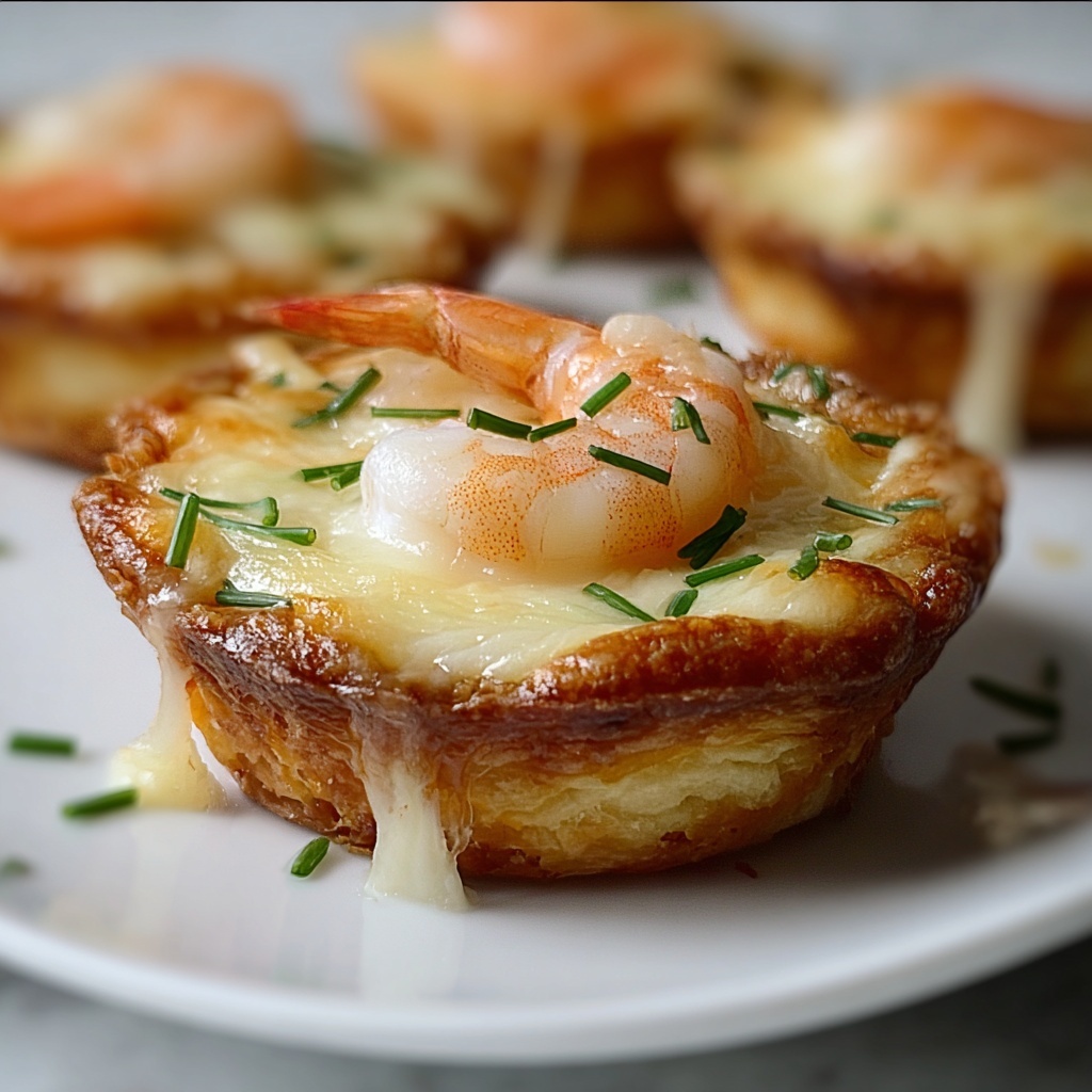 Cheddar Crab and Shrimp Mini Quiches Recipe - Recipe Image