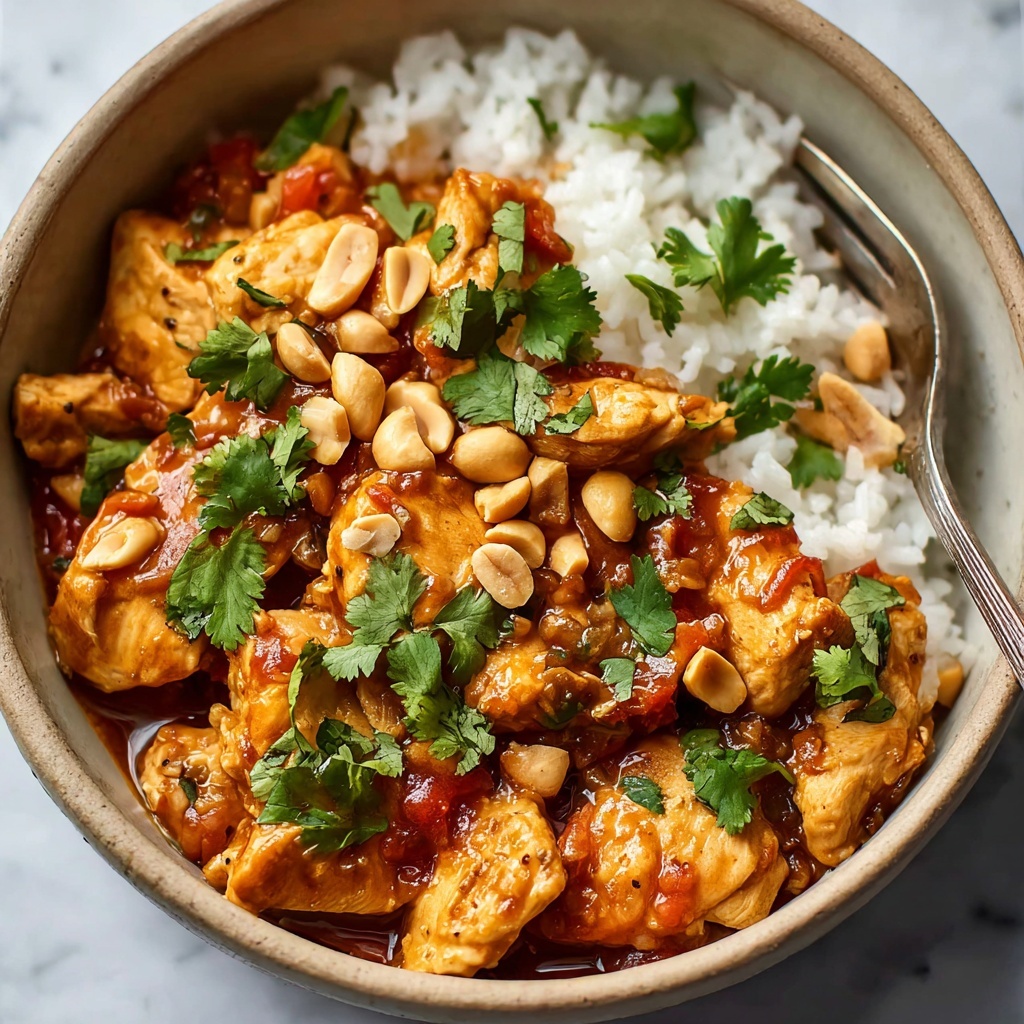 Slow Cooker Peanut Chicken Recipe - Recipe Image