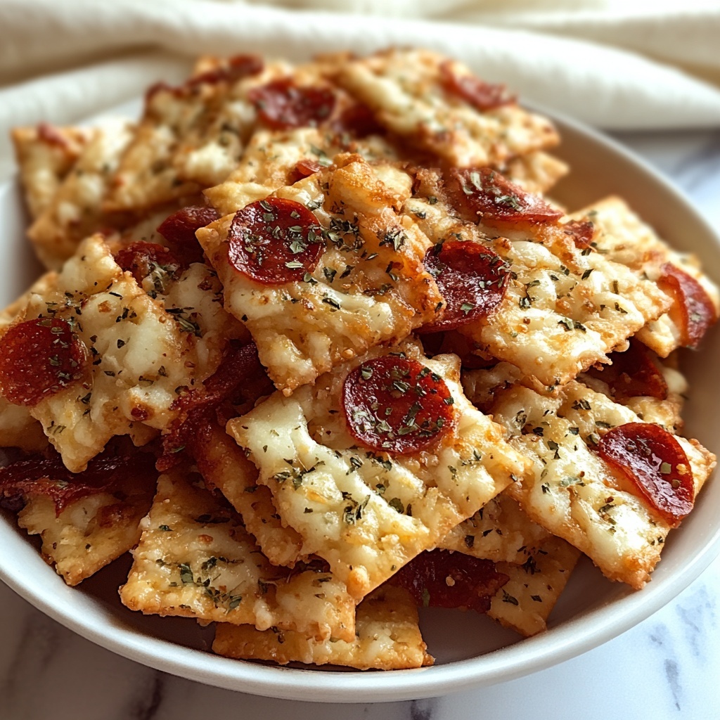 2 Ingredient Pizza Chips Recipe - Recipe Image