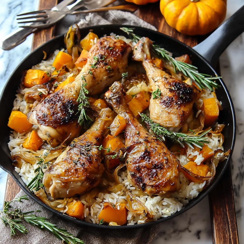 Roasted Chicken with Leek and Butternut Squash Bake Recipe - Recipe Image
