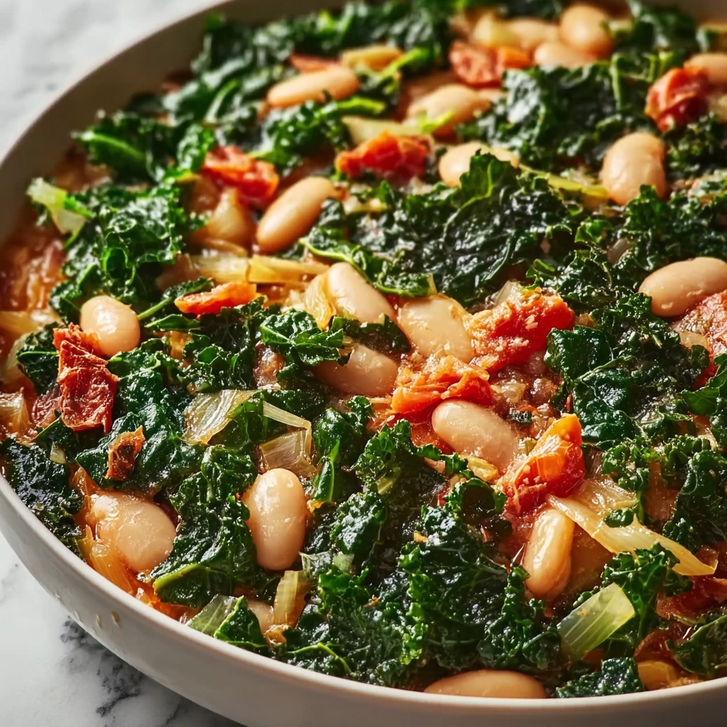 Mediterranean White Beans & Greens Recipe - Recipe Image