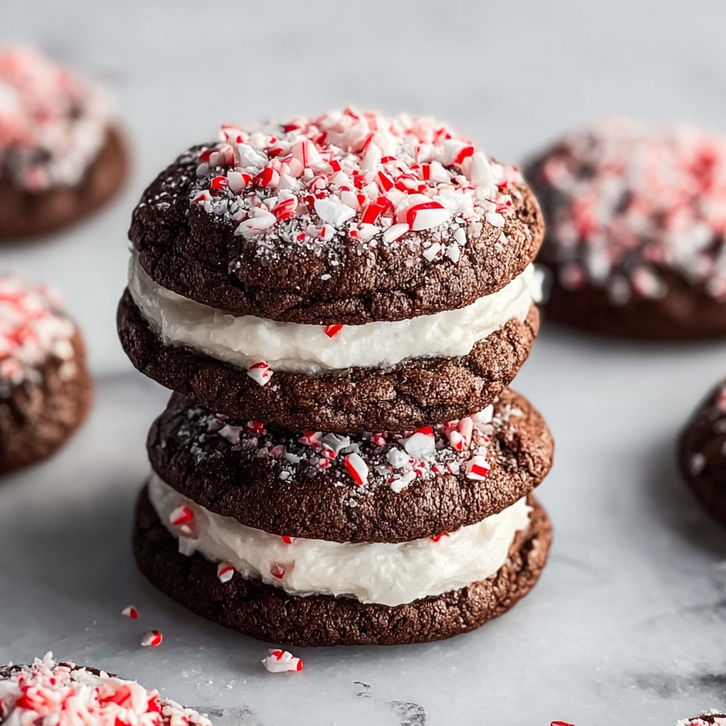 Frosted Peppermint Brownie Cookies Recipe - Recipe Image