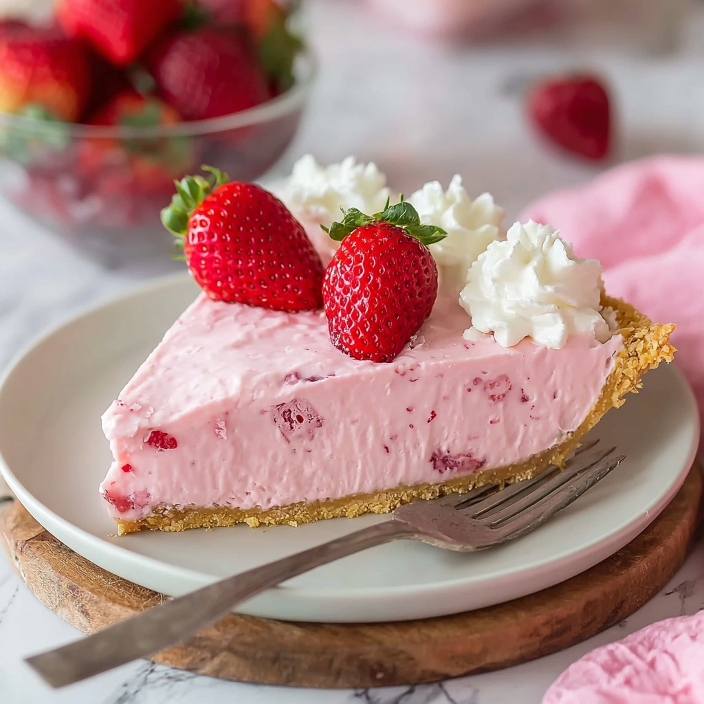 Kool Aid Pie: A Fun and Easy No-Bake Strawberry Dessert Recipe - Recipe Image