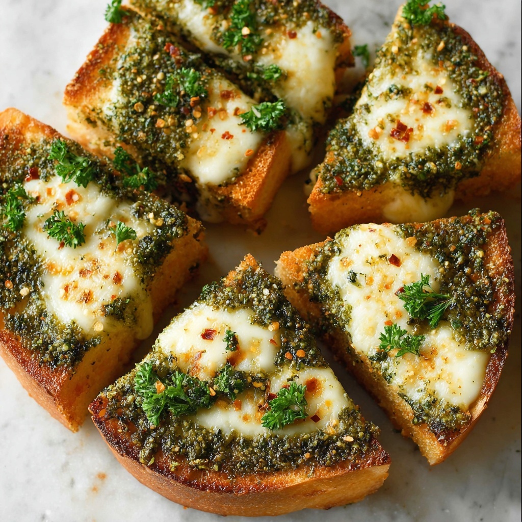 Chimichurri Garlic Bread Recipe - Recipe Image