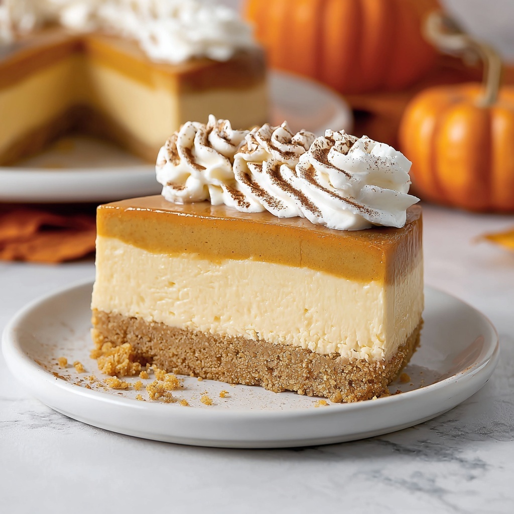 No-Bake Pumpkin Cheesecake Recipe - Recipe Image