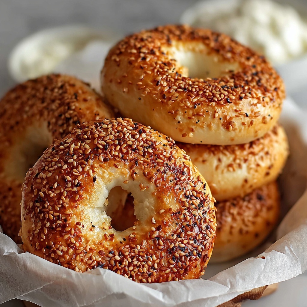 New York-Style Sourdough Discard Bagels Recipe - Recipe Image