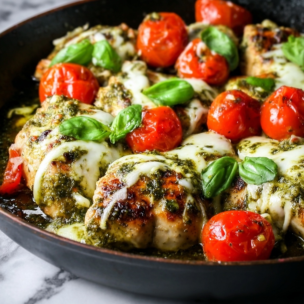 Italian Chicken Skillet with Pesto Recipe - Recipe Image