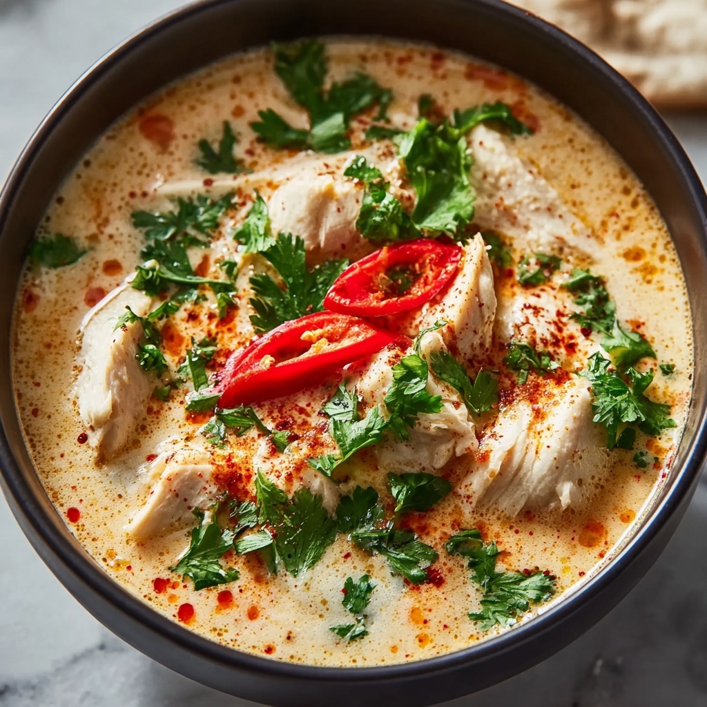 Crock Pot Creamy Chicken Parmesan Soup Recipe - Recipe Image