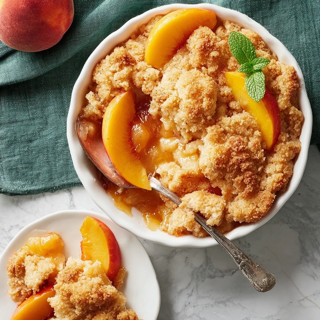 The Best Southern Peach Cobbler Recipe - Recipe Image
