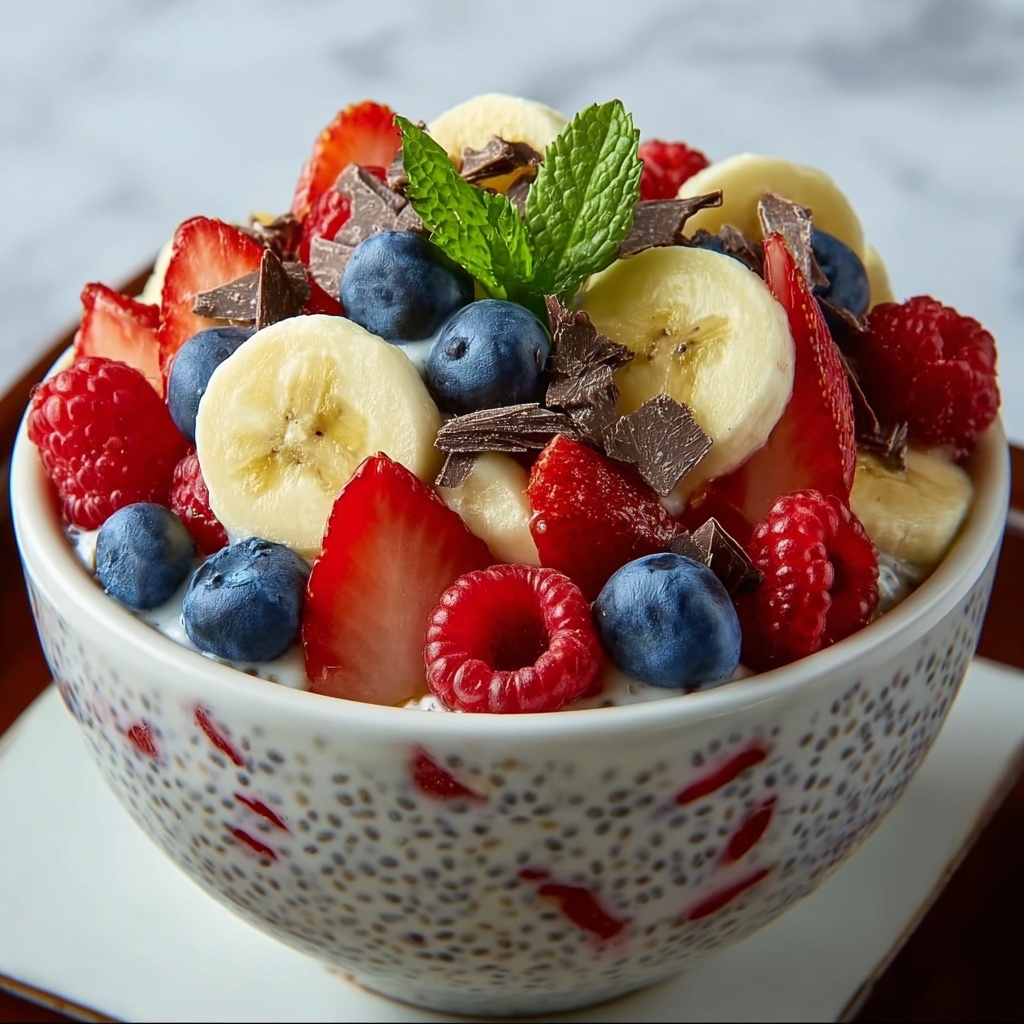Red, White, and Blue Cheesecake Salad Recipe - Recipe Image