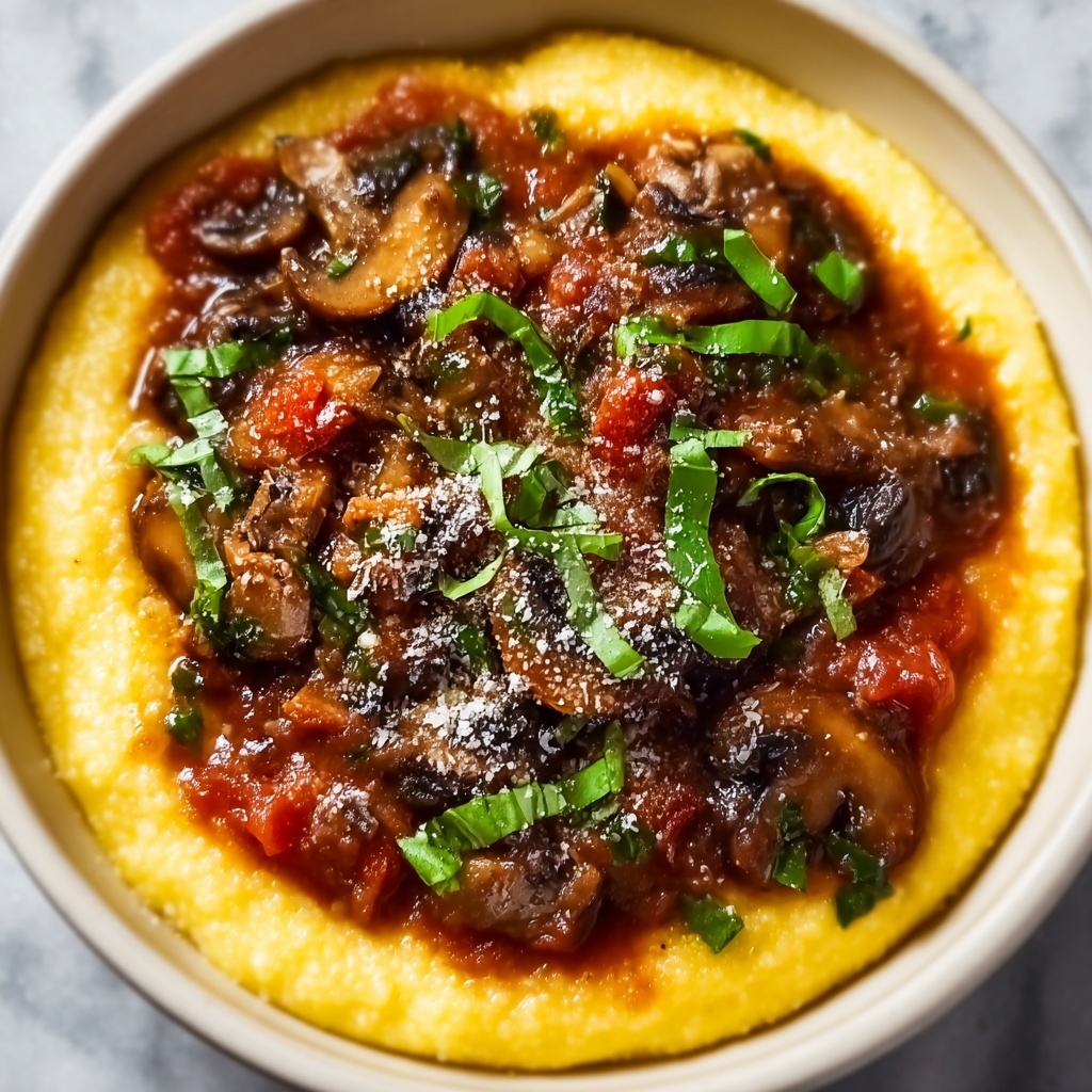 Mushroom Ragù with Polenta Recipe - Recipe Image